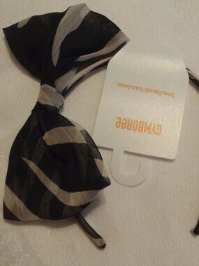 Gymboree Animal Party print bow Headband NWT